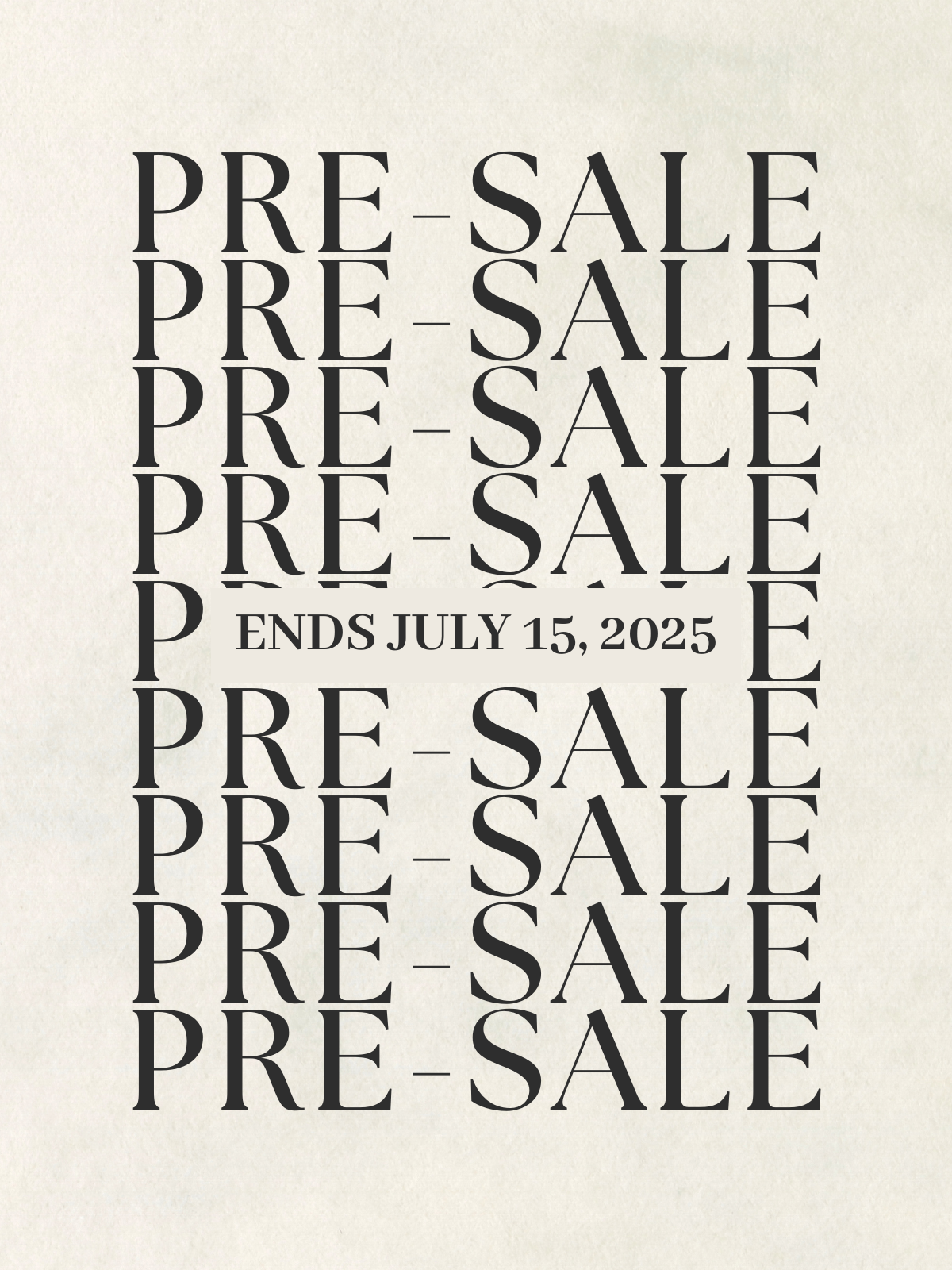 PRE-SALE